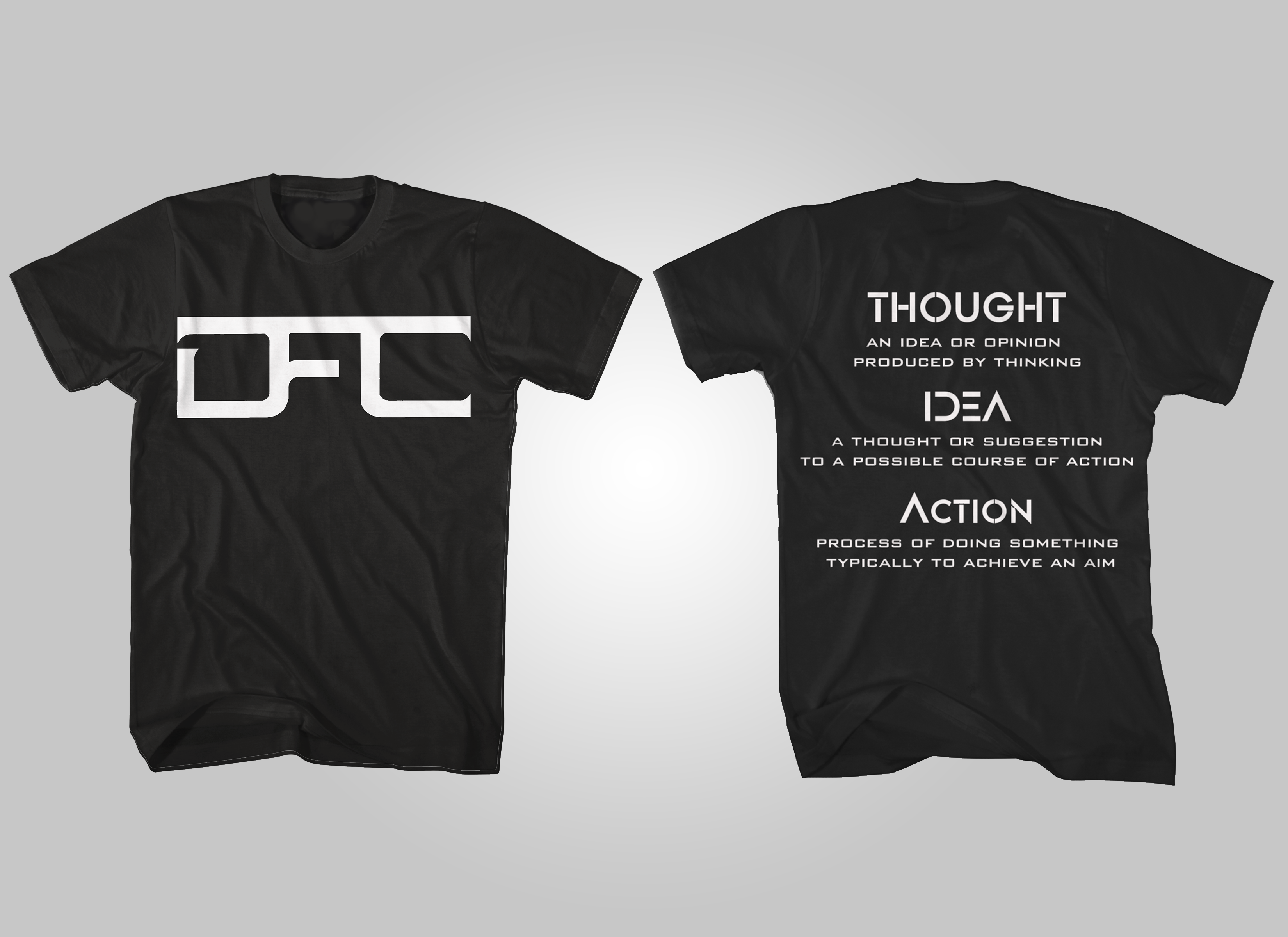 DFC “THOUGHT, IDEA, ACTION” Tee DFC “THOUGHT, IDEA, ACTION” Tee