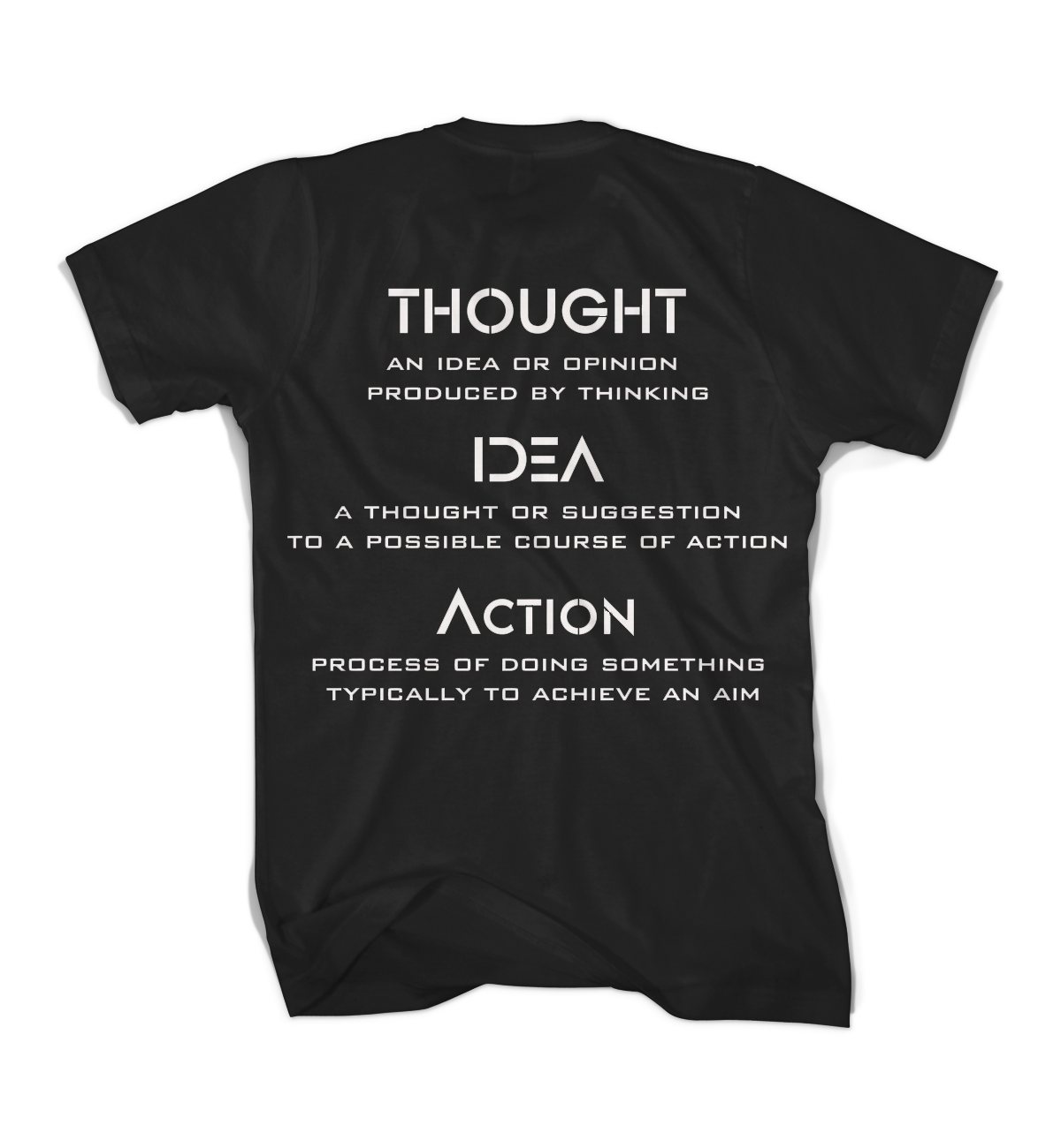 DFC “THOUGHT, IDEA, ACTION” Tee